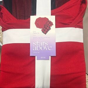 Stars Above Red Pajama Set